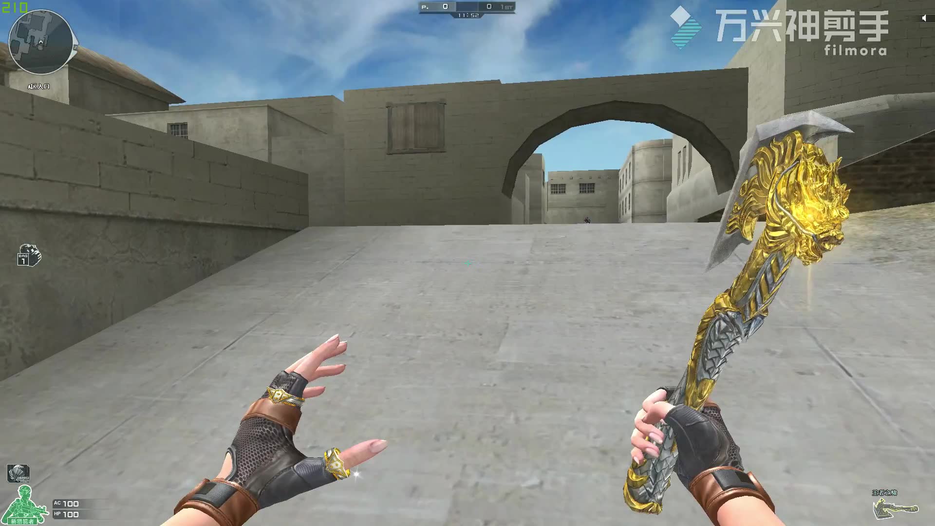 cf新版本角色 - 新猎狐者 个人竞技刀战体验.(潜伏者)高甜警告