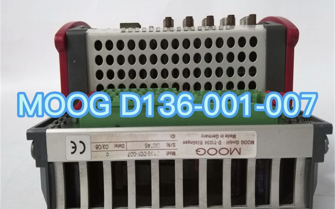 MOOG D136001007 提供一个交钥匙硬件/软件解决方案哔哩哔哩bilibili