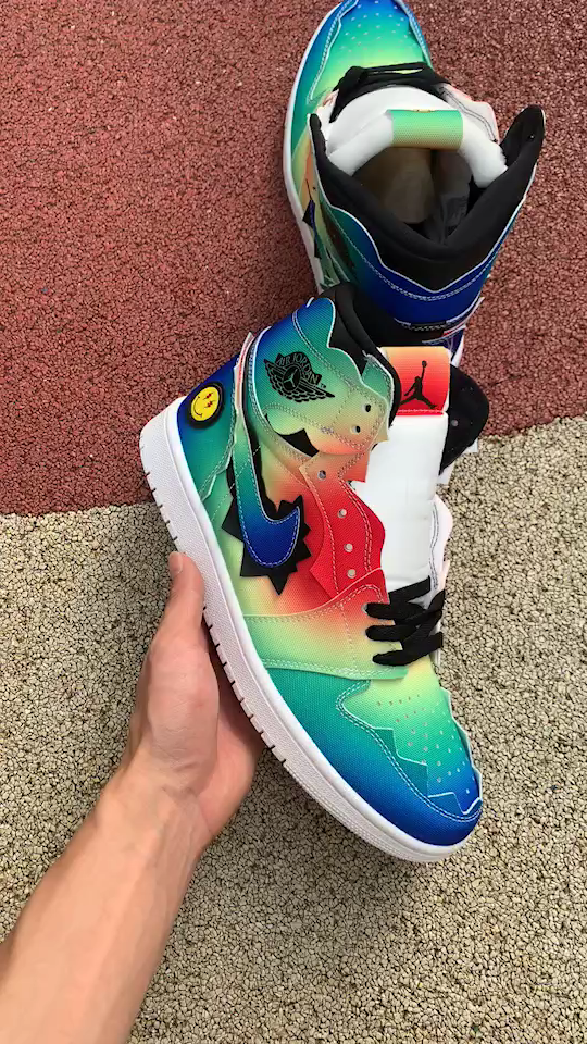 【xn潮流】aj1 彩虹扎染 nfl 超级碗 dc1786-125