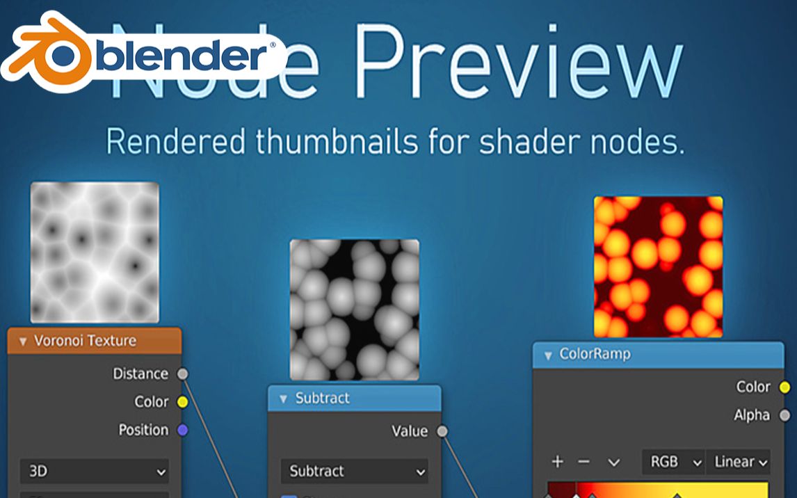 节点图像预览!Blender插件 Node Preview 1.16 程序节点图像预览缩略图可视查看哔哩哔哩bilibili