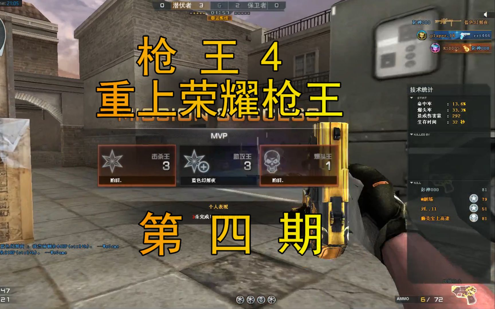 【穿越火线/精彩混剪】枪王4 重上荣耀枪王 第四期