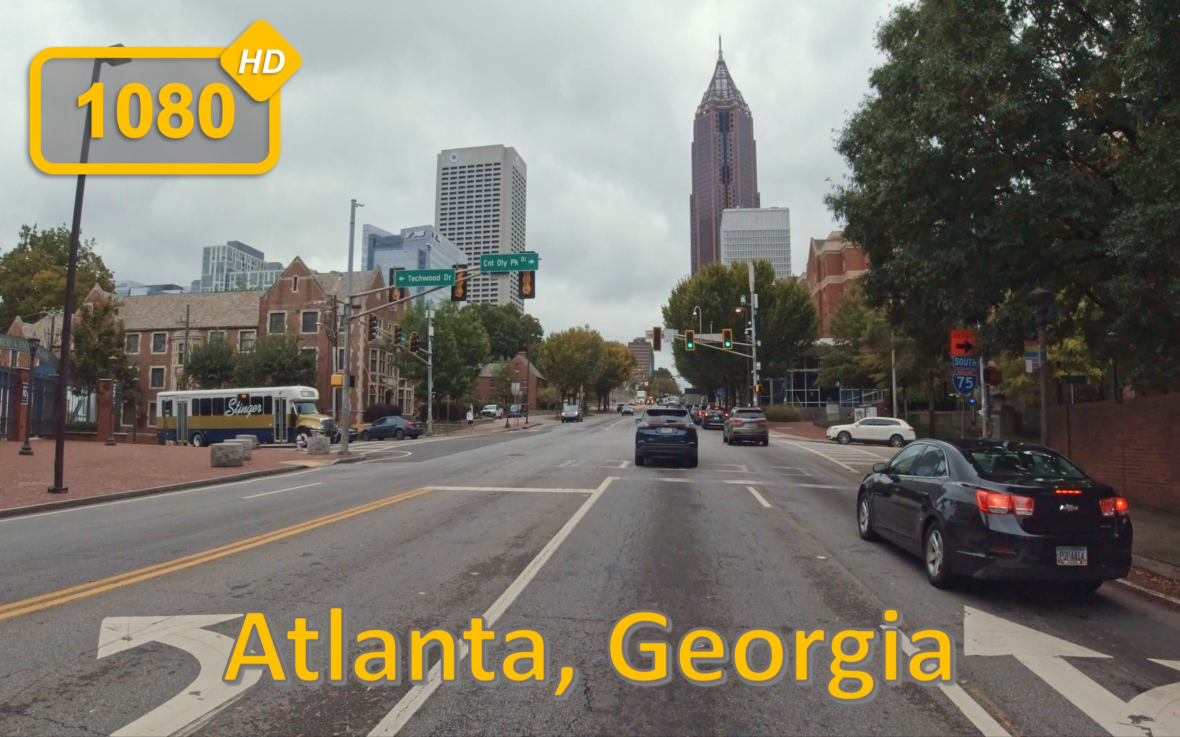 亚特兰大,佐治亚州 Driving in Atlanta, Georgia  行车旅游Vlog哔哩哔哩bilibili