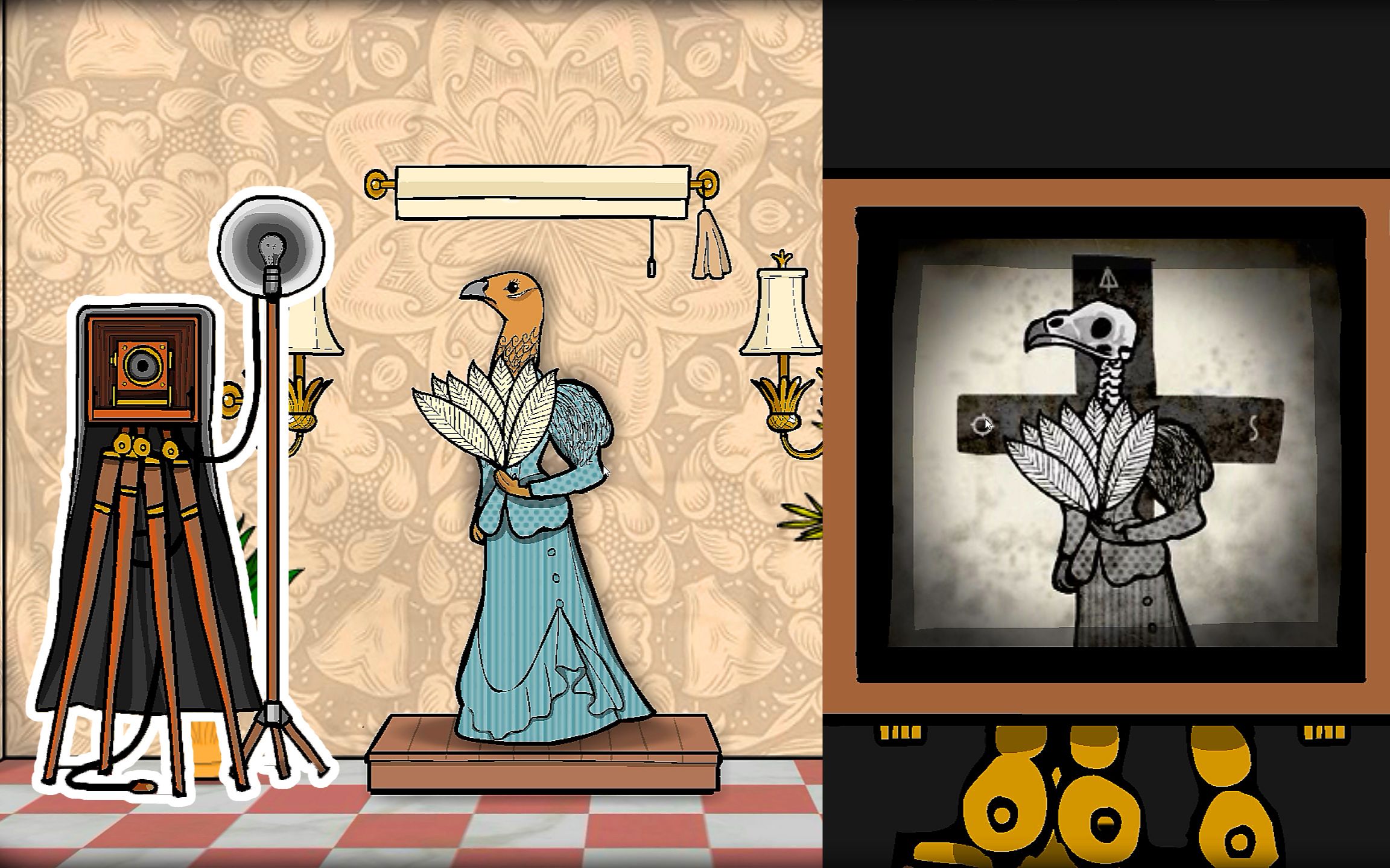 锈湖野雉小姐要我帮她拍照拍出来的却是遗照