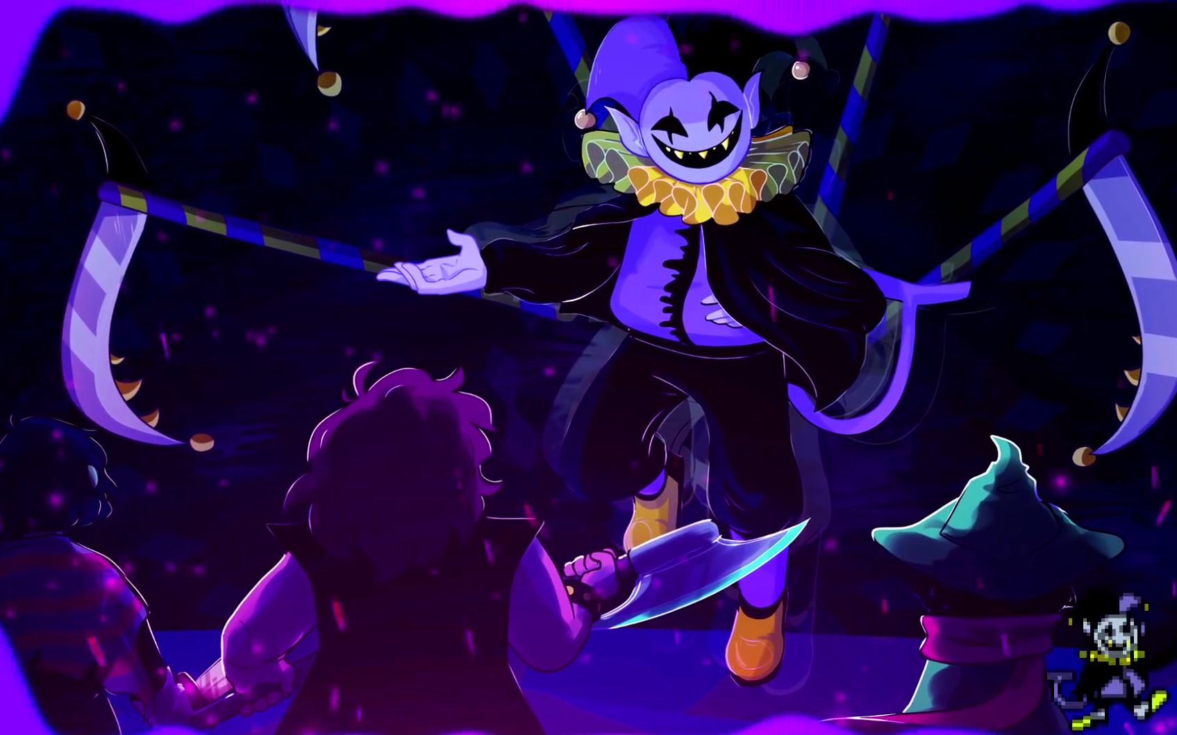 deltarune jevil战无药通关~_哔哩哔哩 (゜-゜)つロ 干杯~-bilibili