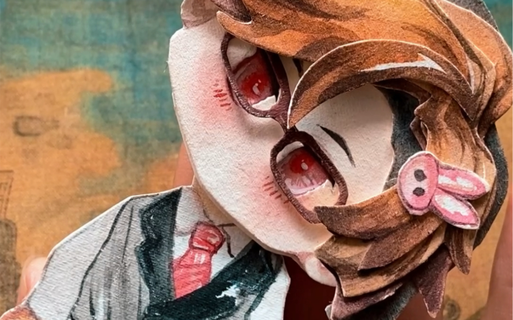 陆总被玩坏了!自制可动纸片人