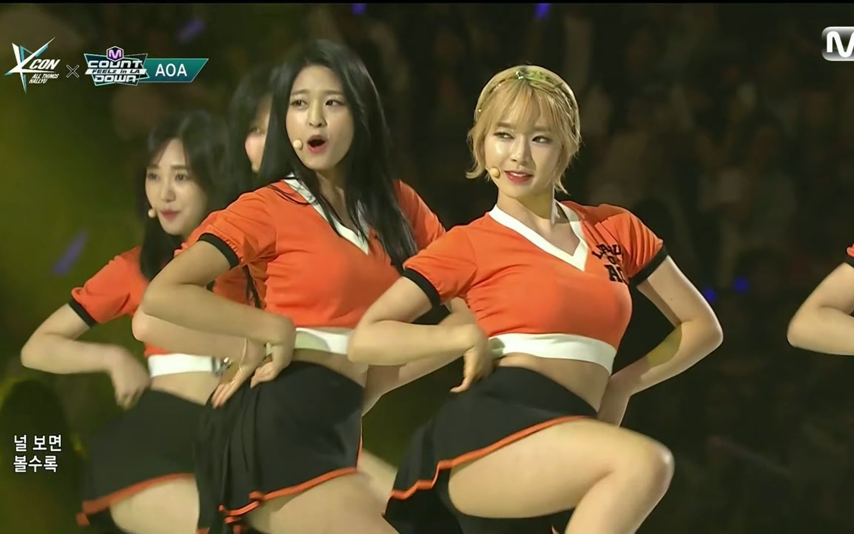 aoa - heart attack (m count down live)