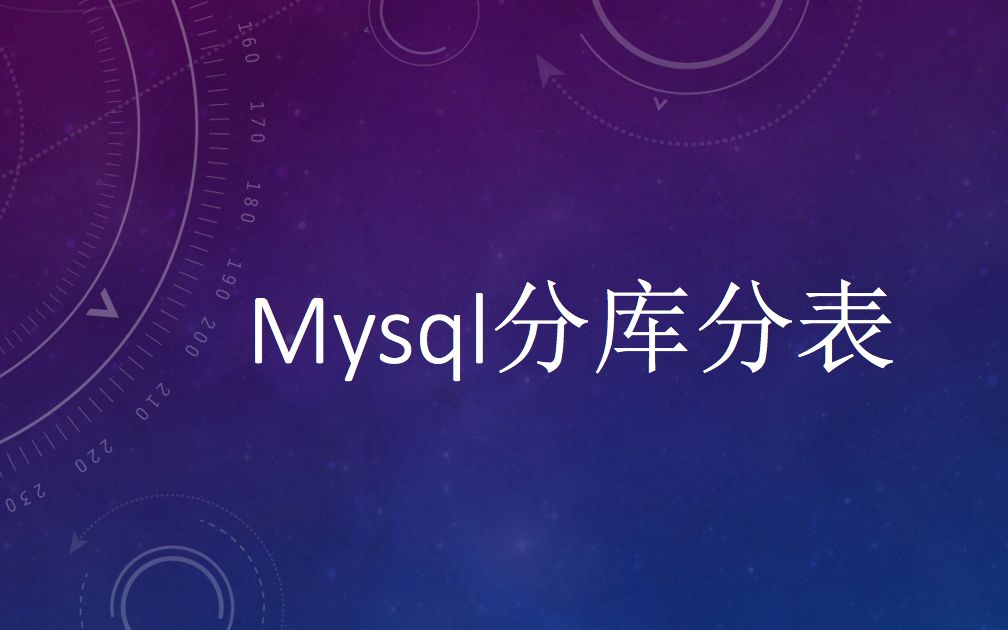 【Mysql分库分表】哔哩哔哩bilibili