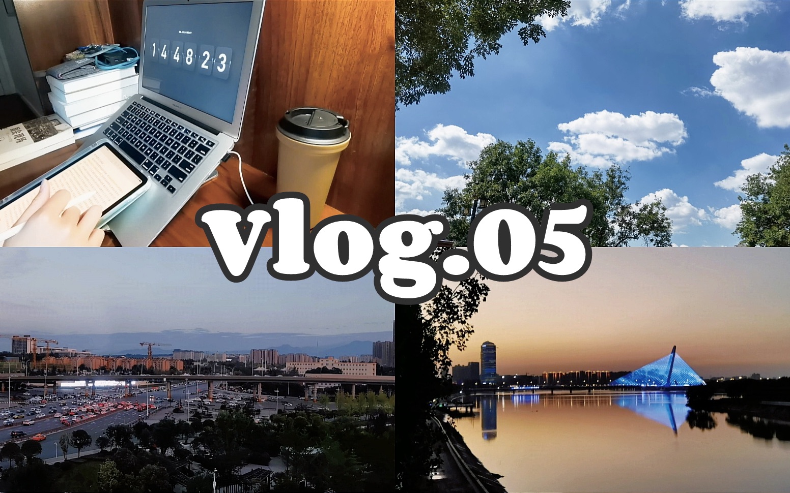 Vlog 5 | 我学习的一天 | 赶论文 | 自习 | 校对 | 做手冲 | 蓝天鉴赏家 | 烤肉丼 | 北京菜哔哩哔哩bilibili