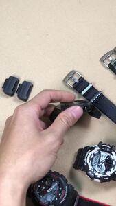 卡西欧g-shock系列casio手表更换尼龙表带part 2