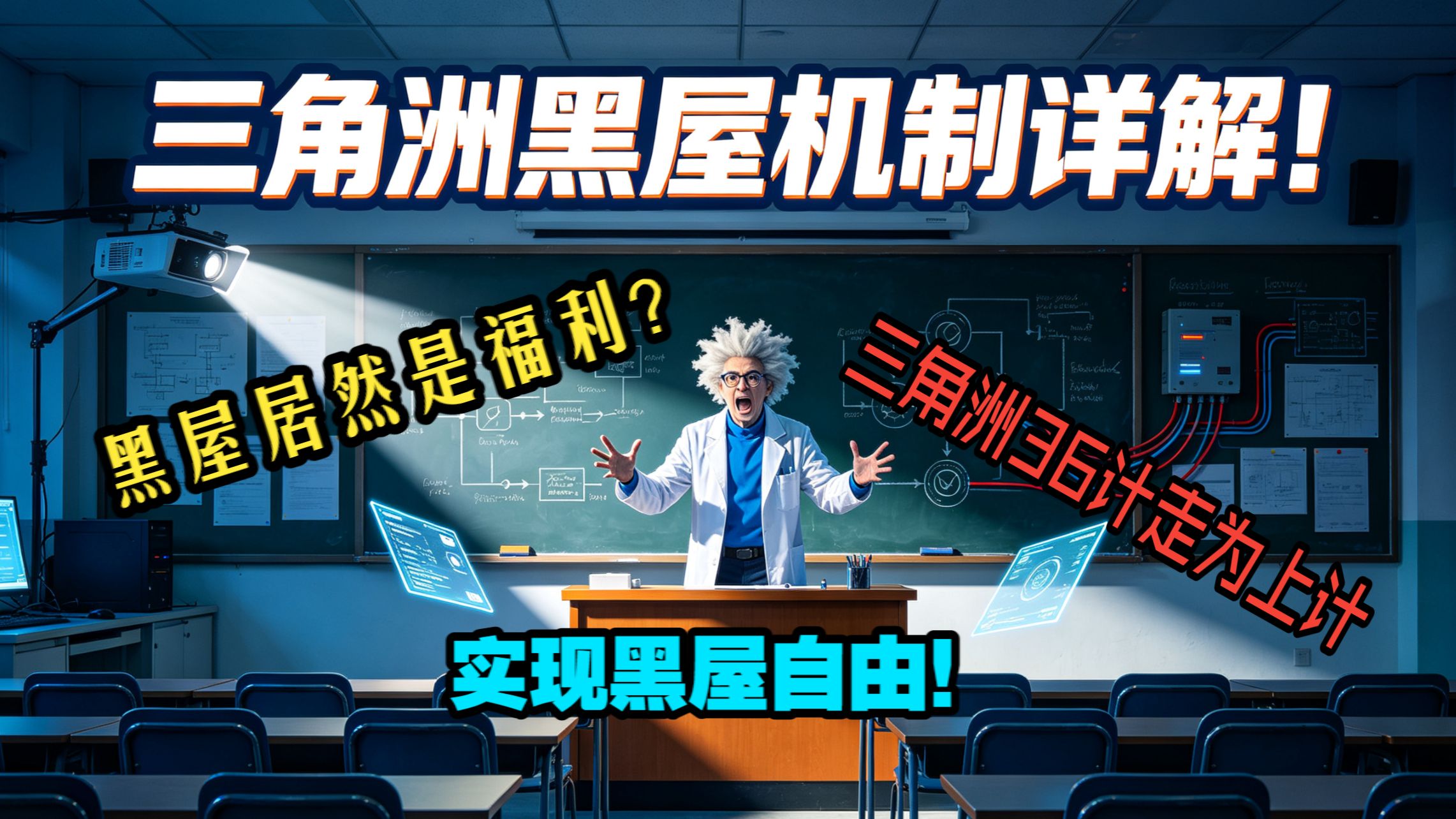 （科研级）全网首发：黑屋机制详解！黑屋好啊！黑屋得进啊！三角洲36计-走为上计！