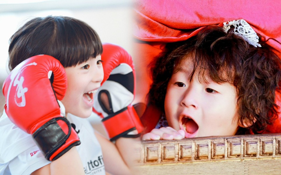 这不妥妥的偶像剧男二设定嘛混血公主和她的卷毛追求者轩轩夏天