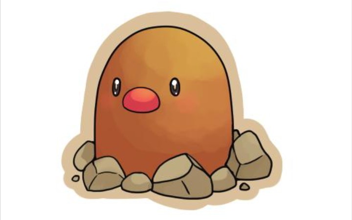 精灵宝可梦【图鉴——地鼠】_哔哩哔哩_bilibili