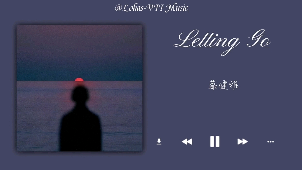 [图]“时间从来不语 却回答了所有问题”《Letting Go》｜中文｜日推歌单