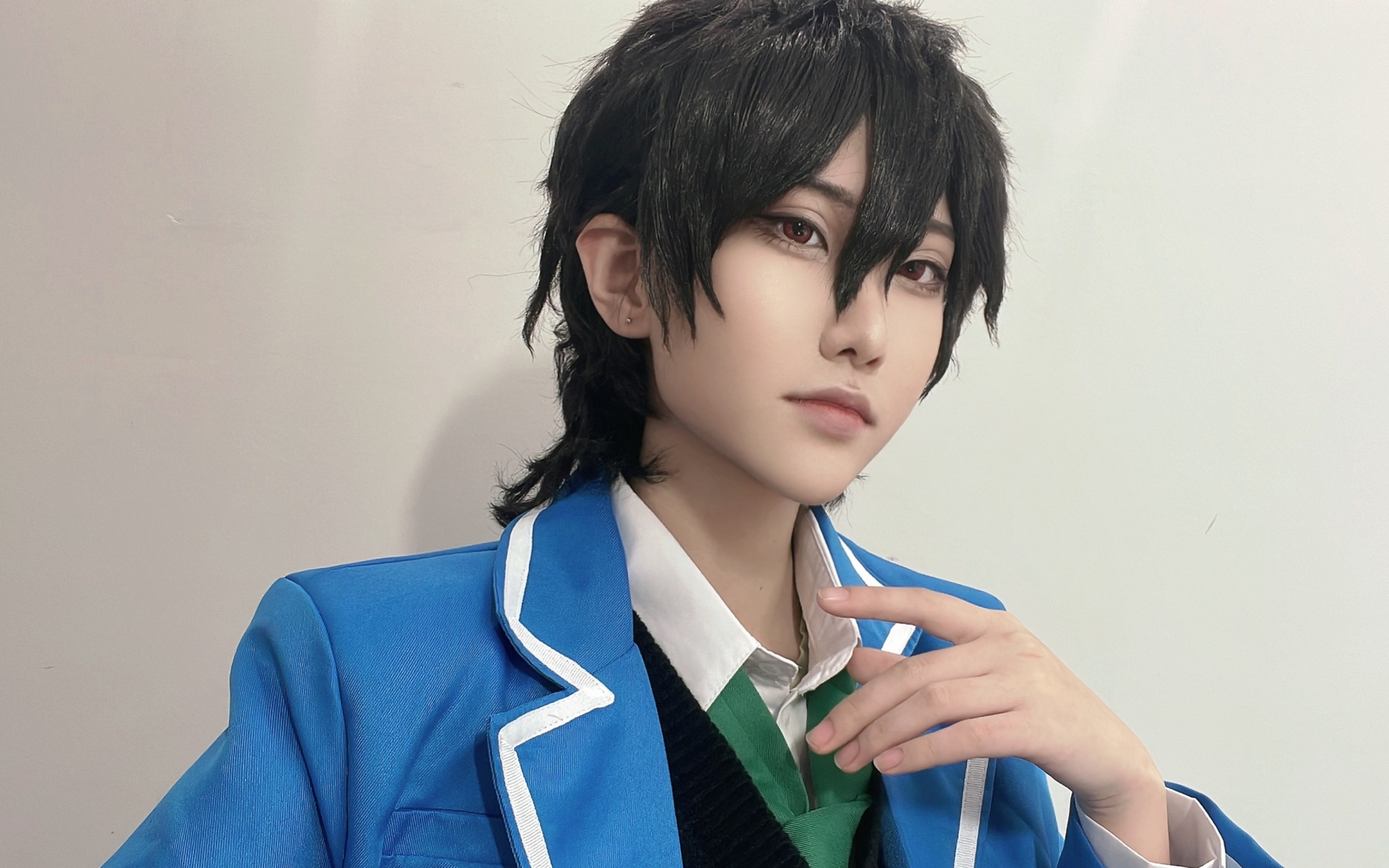 偶像梦幻祭cos|不沉浸式试妆朔间零 老零妆面记录_哔哩哔哩_bilibili