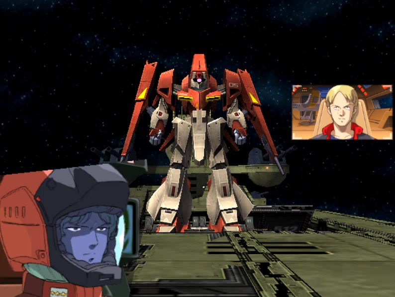 ps2《机动战士高达z》夏亚专用加普兰/猎犬