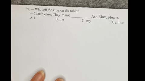 初中英语解题技巧95 Left的用法 My和mine的区别和用法 哔哩哔哩