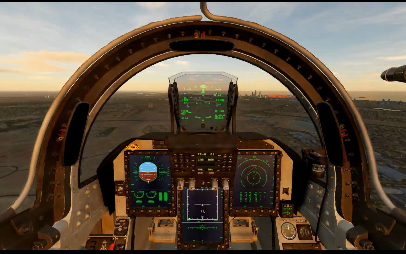 dcsjf17枭龙降落阿勒马克图姆国际机场