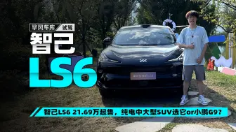 Download Video: 试驾智己LS6，21.69万起售，纯电中大型SUV选它还是小鹏G9？