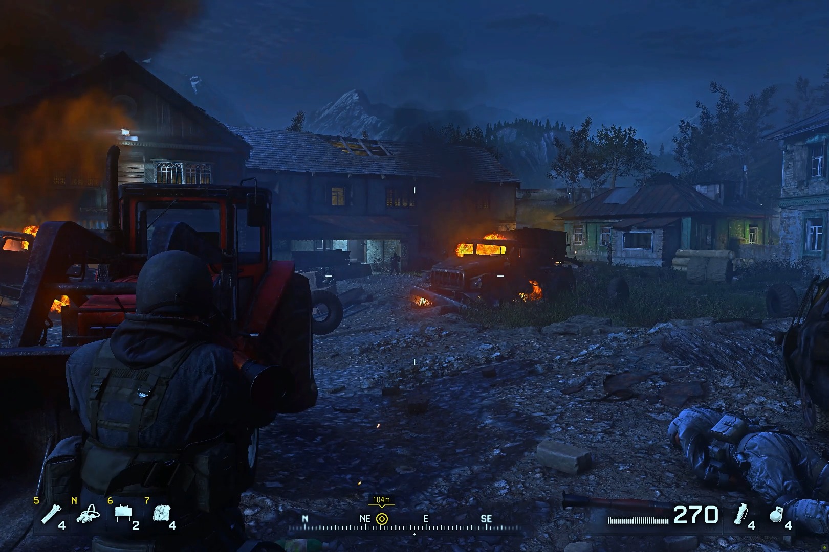 滤镜版最高画质使命召唤4重制版第三章夜幕降临