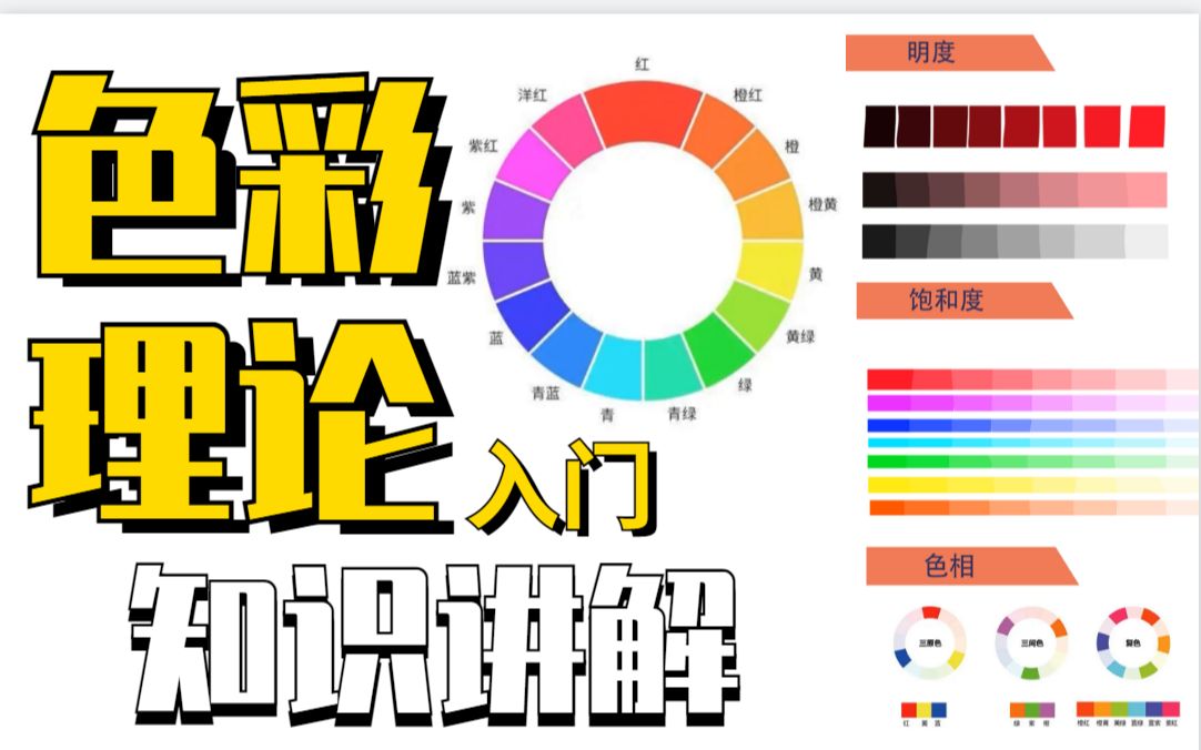 [图]【色彩理论】色彩理论入门知识讲解