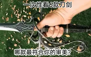 一次性看6款刀剑，哪款最符合你的审美?