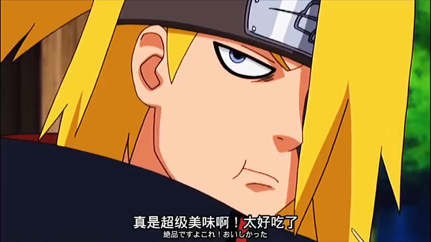 火影忍者:阿飞和迪达拉总是充满欢乐,前辈,一起吃团子吧