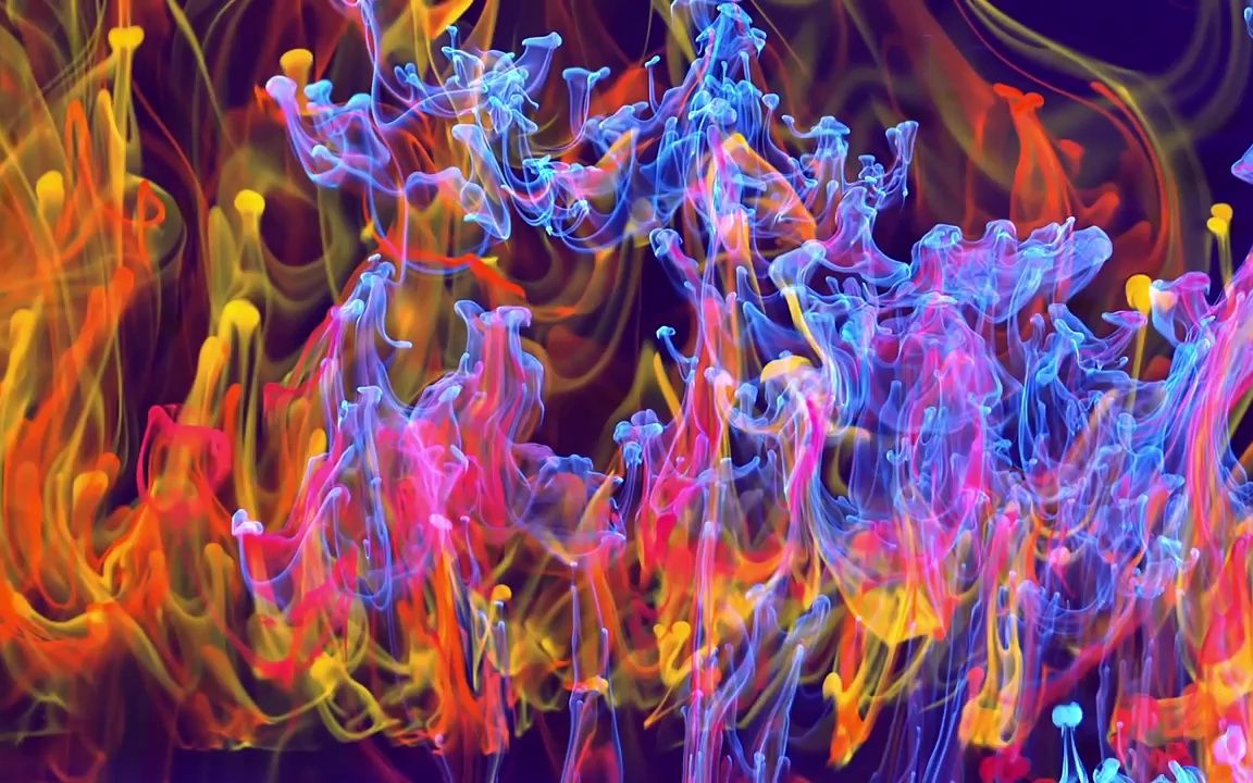 y807 笑红尘 歌曲配乐质梦幻色彩唯美彩色烟雾粒子下落中国风酒吧夜店