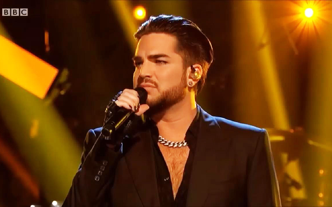 [图]【当爷】Adam Lambert《We Are The Champions》最新现场