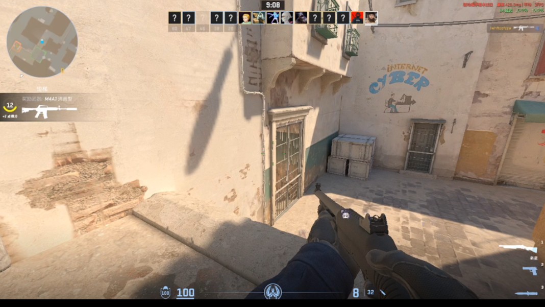 14岁初中生第一次玩csgo 像人机请谅解 我爱你萌