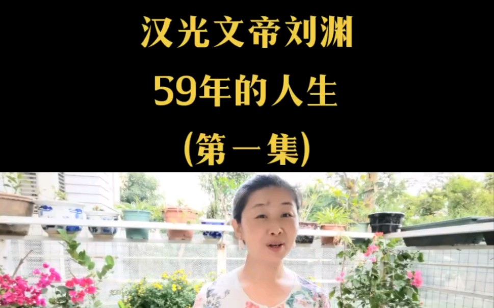 汉光文帝刘渊59年的人生(第一集)哔哩哔哩bilibili