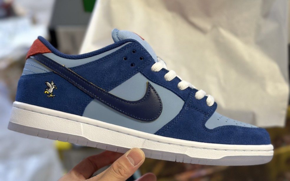 【发货实拍】why so sad? × nike dunk sb low prm wss 蓝色