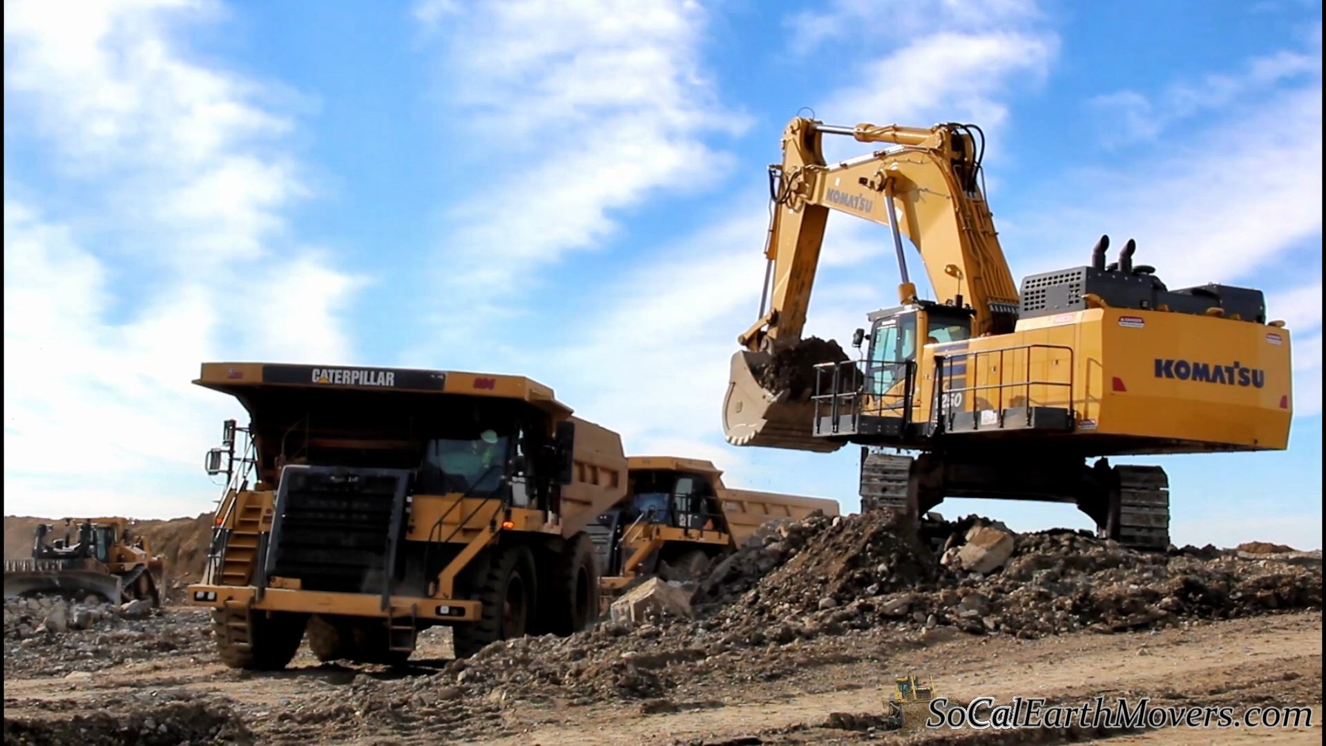 小松 pc1250 挖掘机