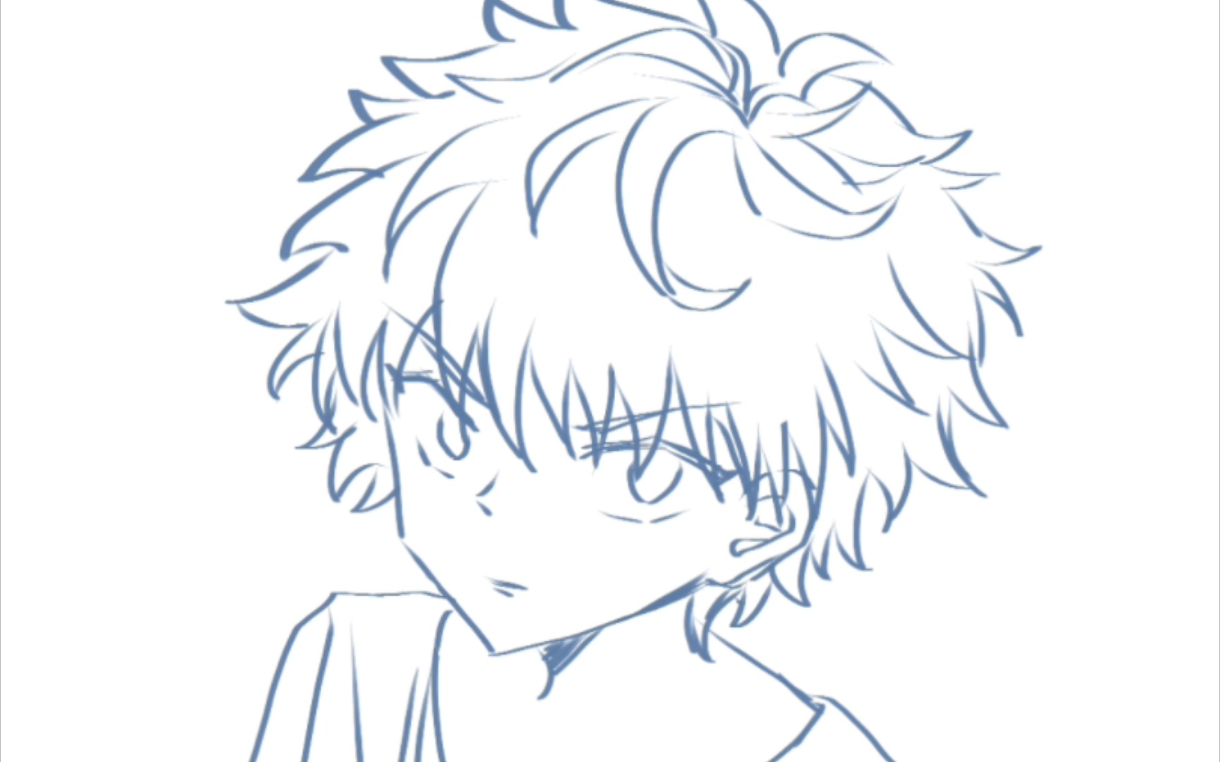 一分钟一个奇犽线稿