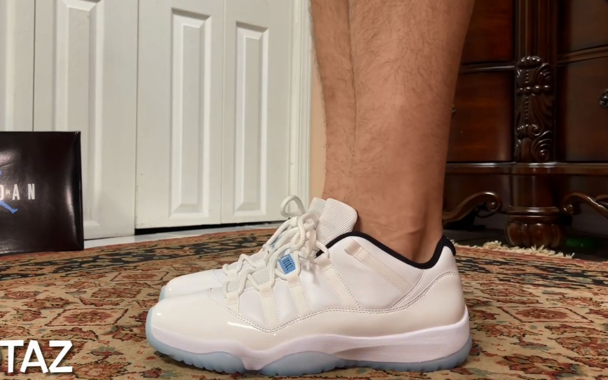 air jordan 11 aj11传奇蓝低帮男子运动篮球鞋av2187-117_哔哩哔哩