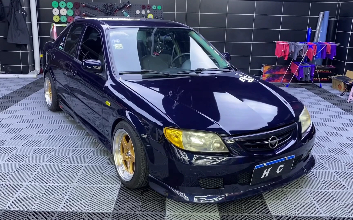 【马自达323】 15年的老车 ,如何焕然一新!