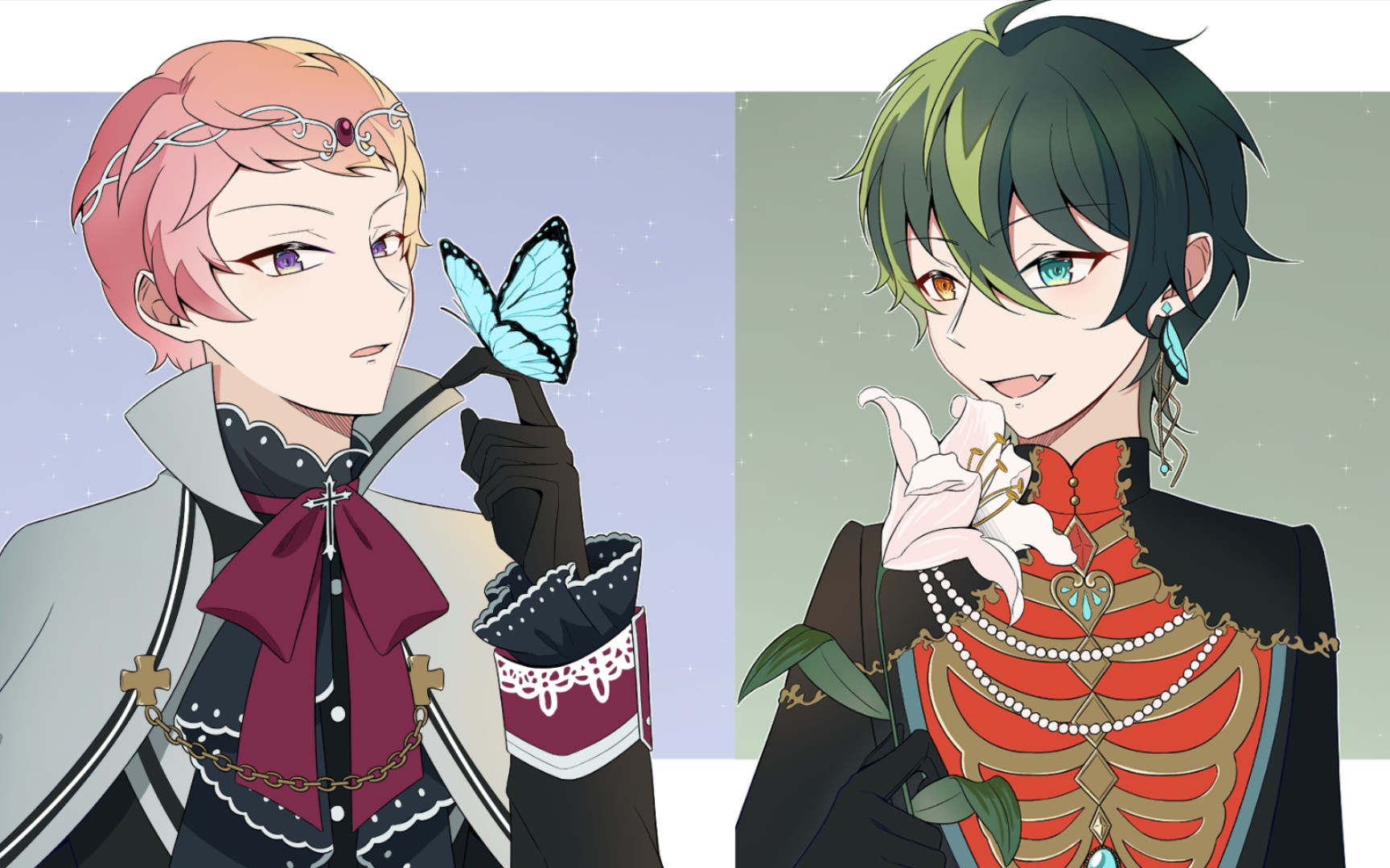 【绘画过程】自用的vk情头