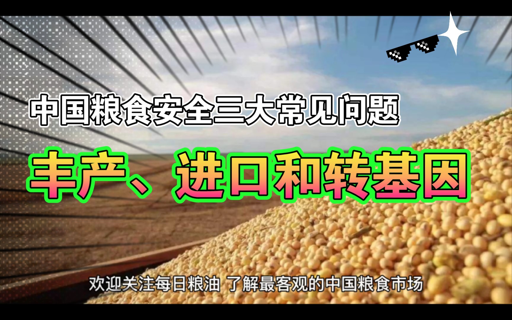 中国粮食安全三大常见问题:粮食丰产、进口粮油和转基因哔哩哔哩bilibili