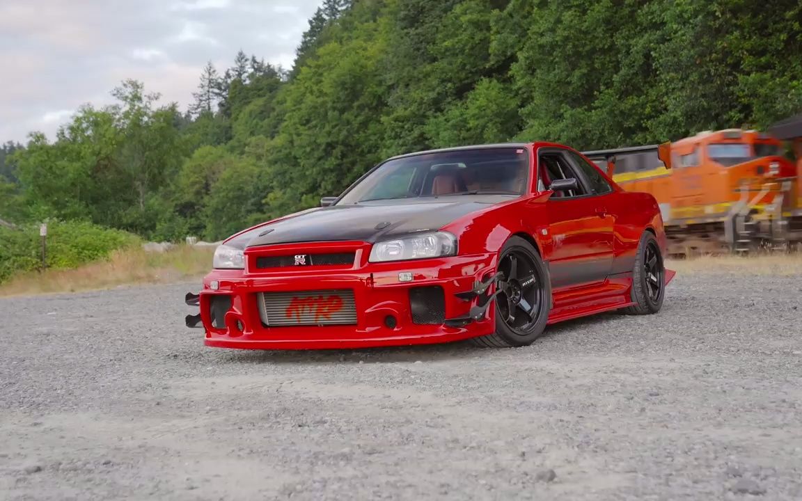 attkd r34 gtr红色闪电