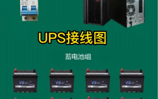 机房 #UPS主机电源 接线参考图 欢迎大家补充指点,380和220哪个更好用, #智能弱化电工程 #电器控制哔哩哔哩bilibili