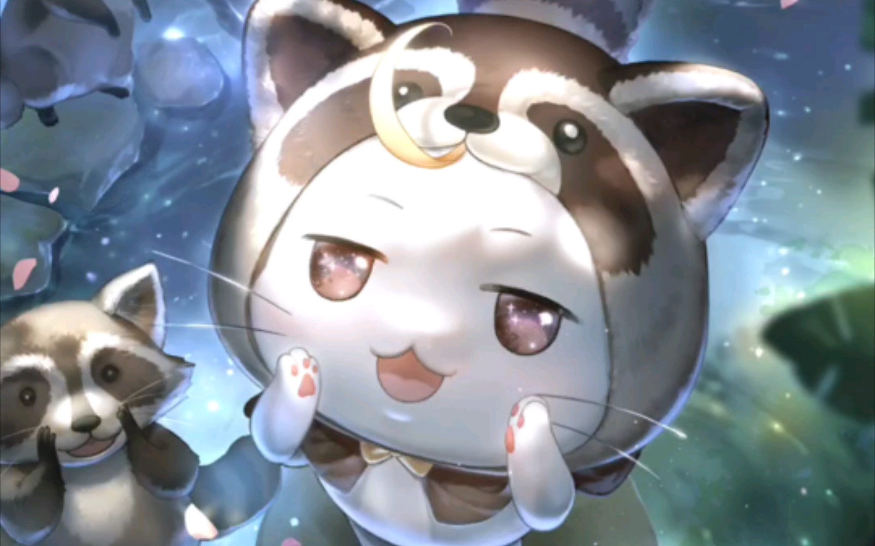 【闪耀暖暖】大喵小浣熊卡面故事剧情_哔哩哔哩_bilibili