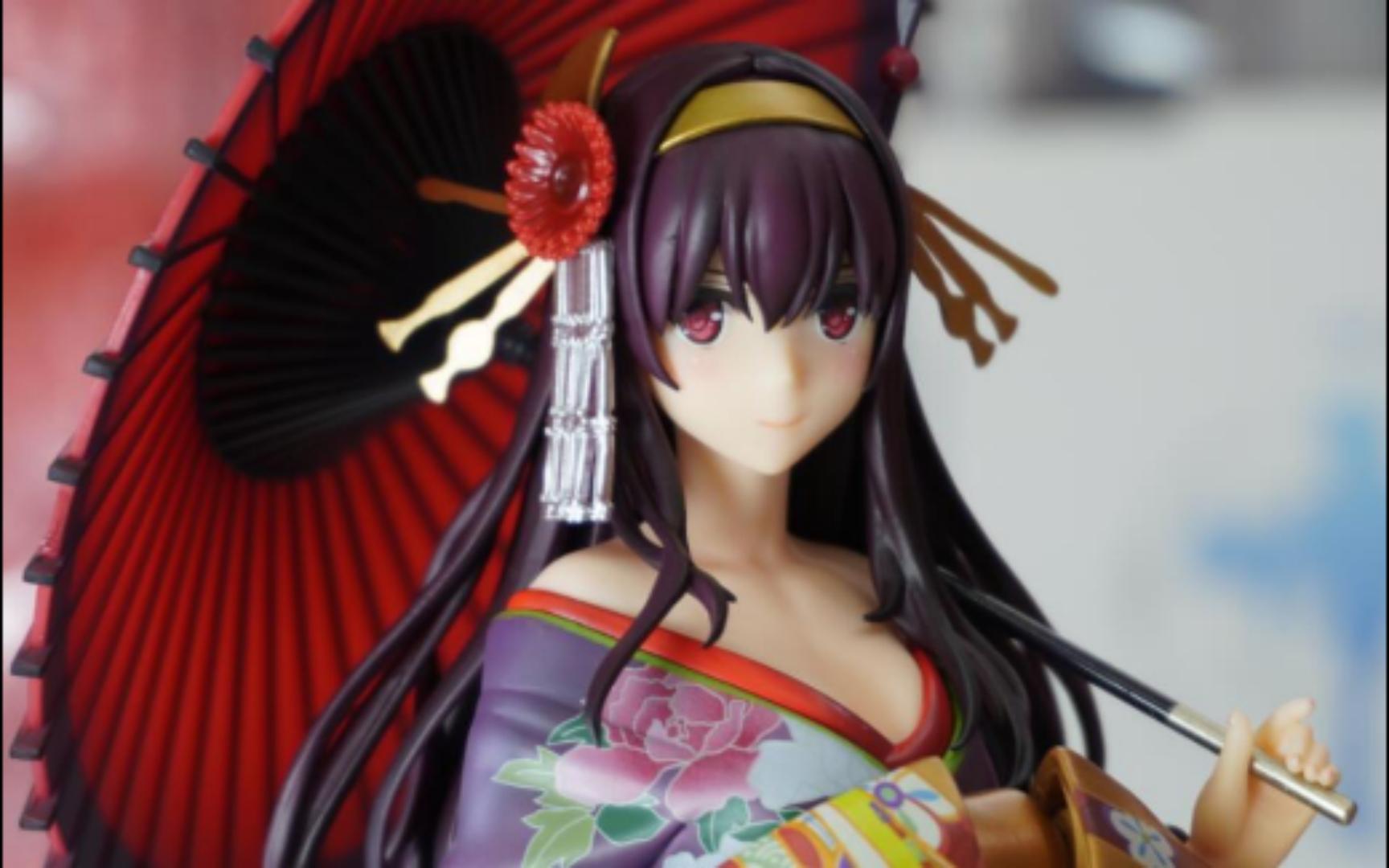 路人女主 霞之丘诗羽 和服 开箱