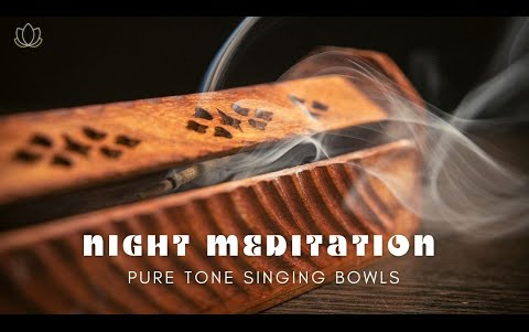 [图]【颂钵冥想】睡前钵音冥想[100分钟]舒缓压力缓解焦虑Night Meditation Tibetan Healing Bowls Relieve Stress