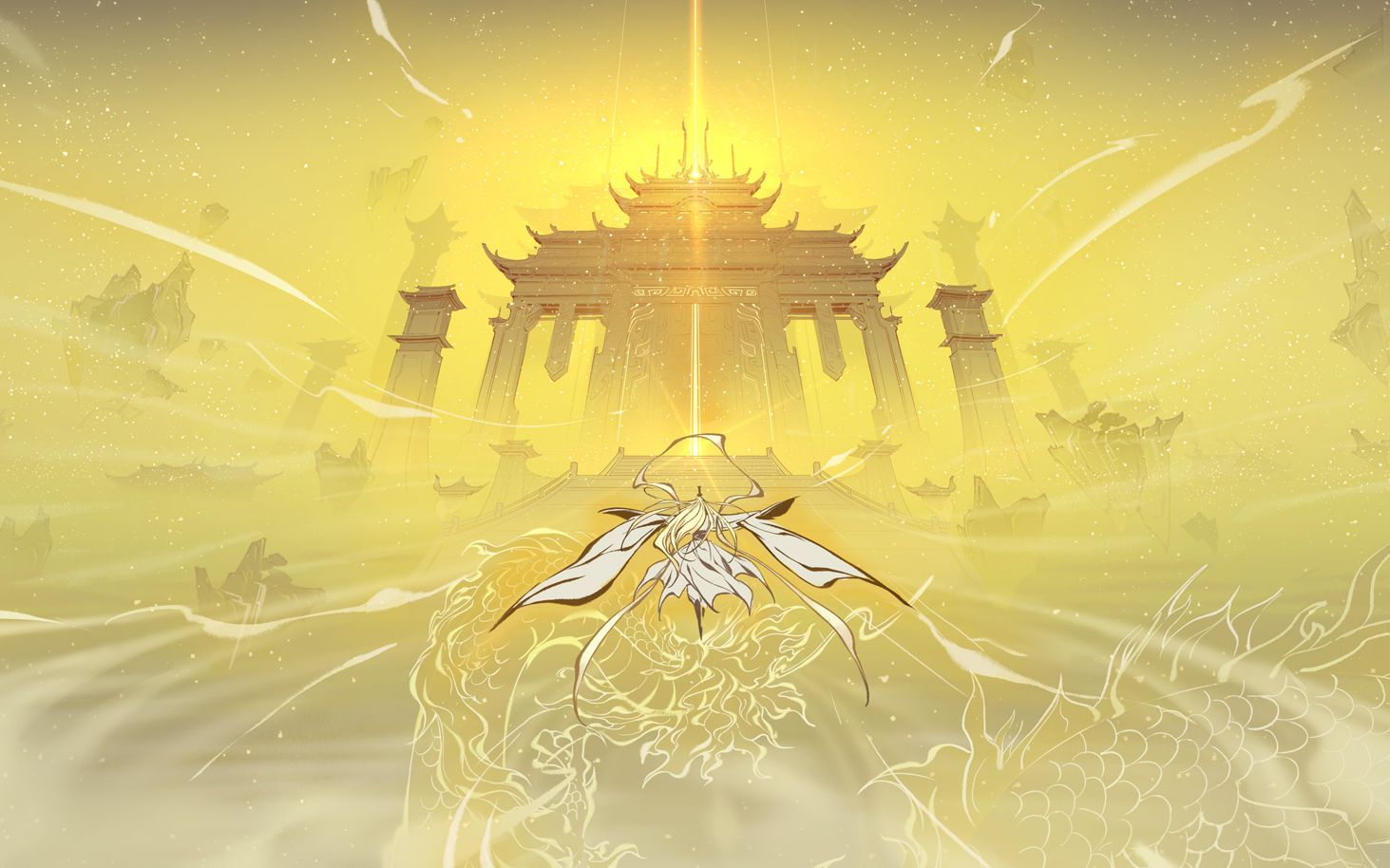 待到天门开启时,脚踏金龙,飞升仙界!