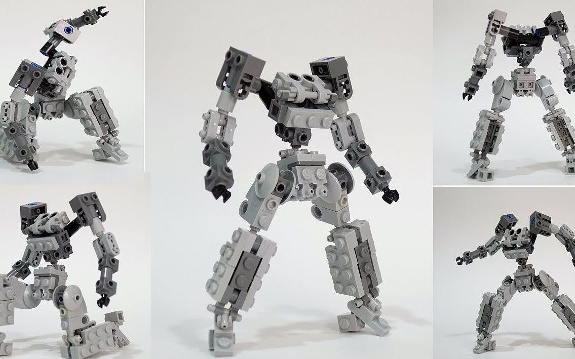 【砌砖小哥】乐高moc教程(包教包会)- 屌炸天终极版毁灭机甲,超多变身