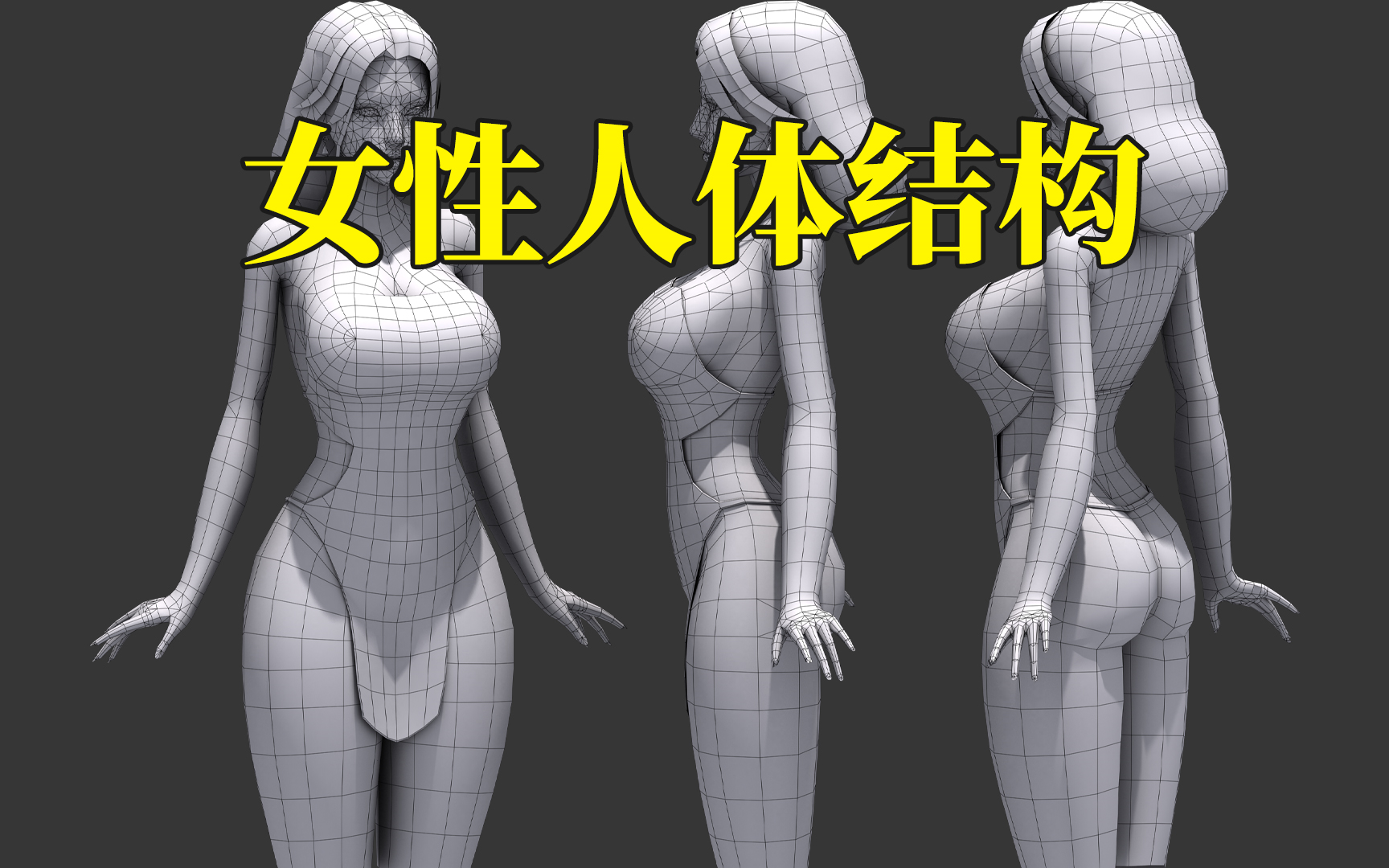 零基础小白怎么学人体建模?