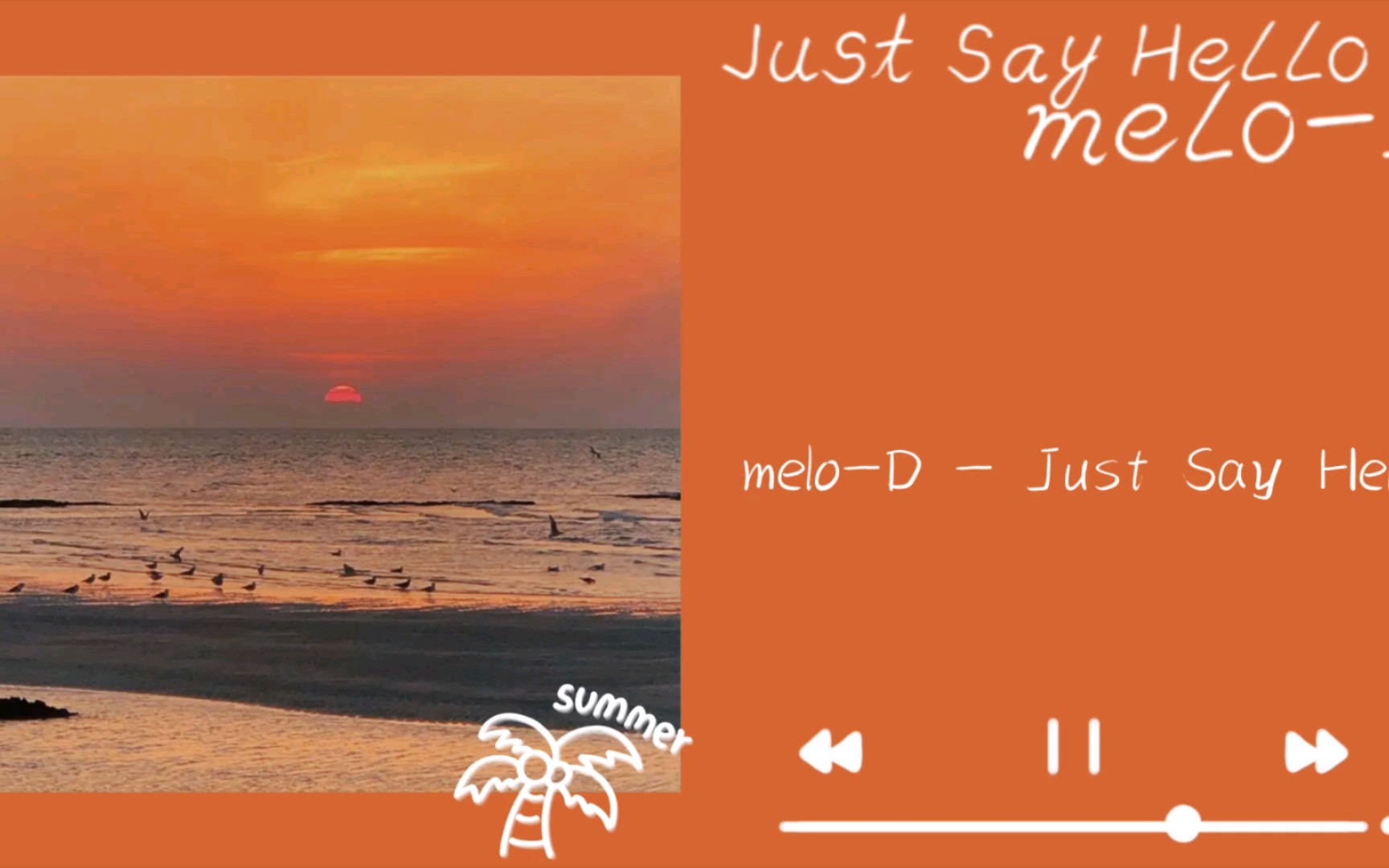 [图]日推歌单|你说下午四点回来，那我从3点就开始期待《Just say hello》