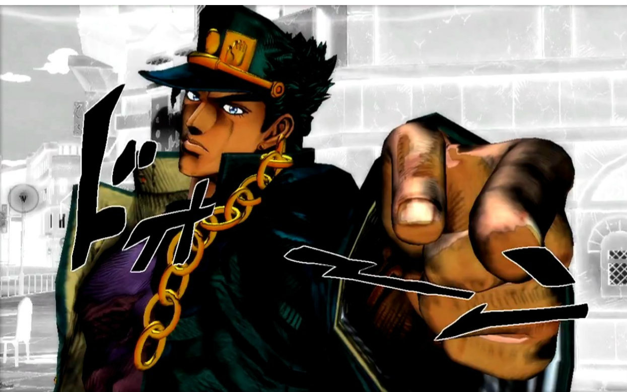 你失败的原因只有一个因为你激怒了我300英雄空条承太郎暴力半肉输出