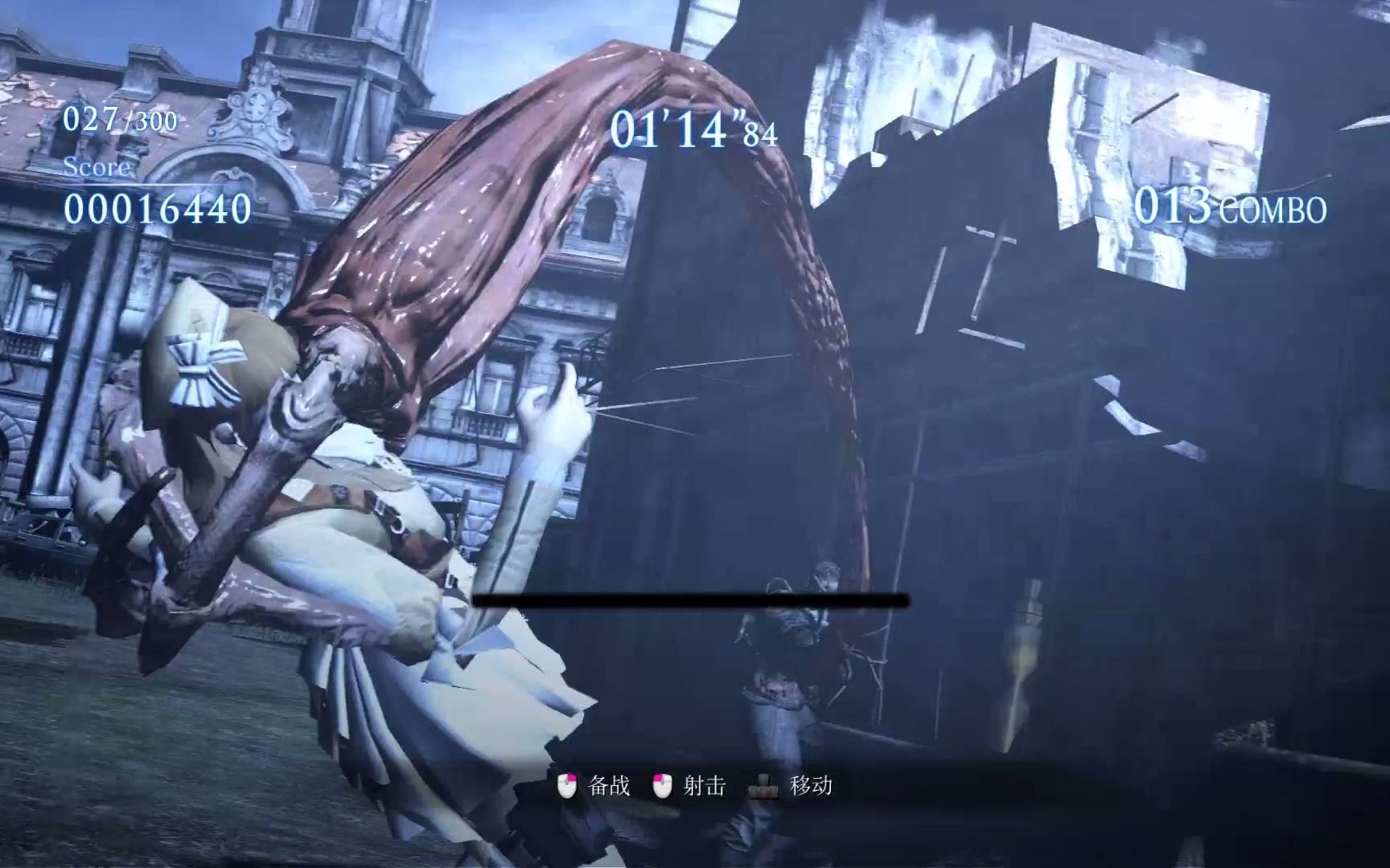 生化危机6潜伏者云悠悠大长腿被夹