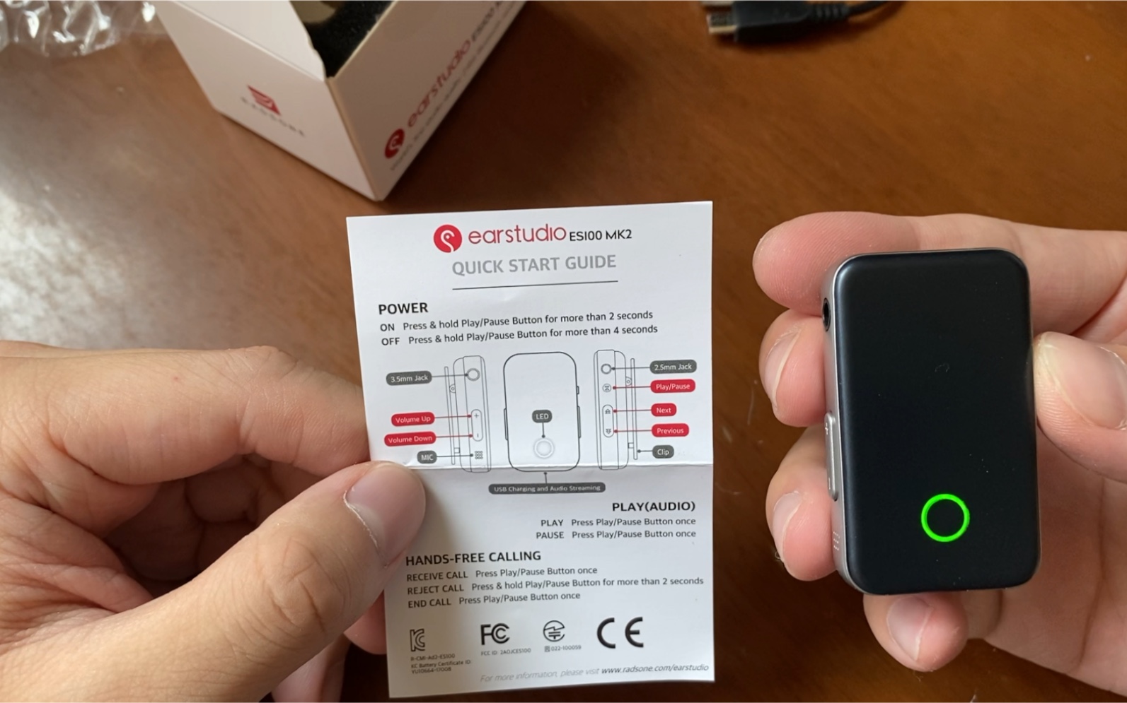 earstudio es100 mk2开箱作业