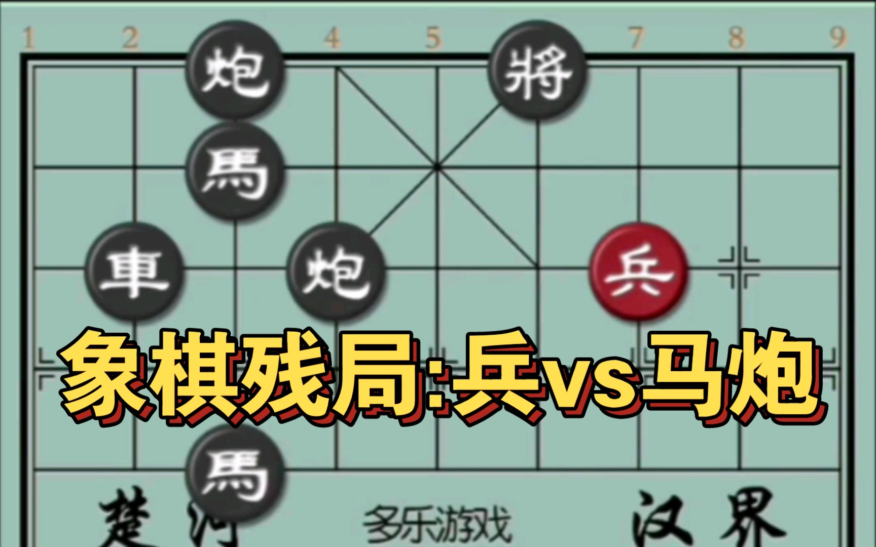 象棋残局:车炮兵vs车马马炮炮